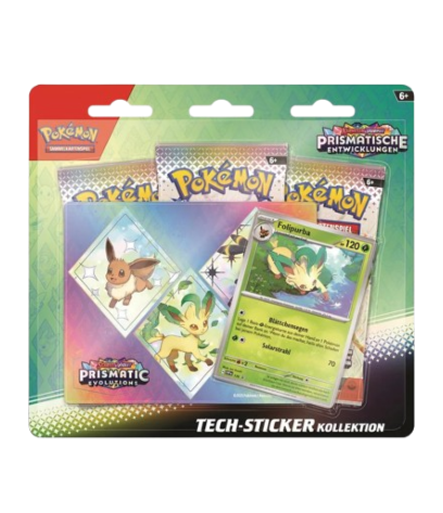 Pokemon Prismatische Entwicklungen Tech Sticker Kollektion