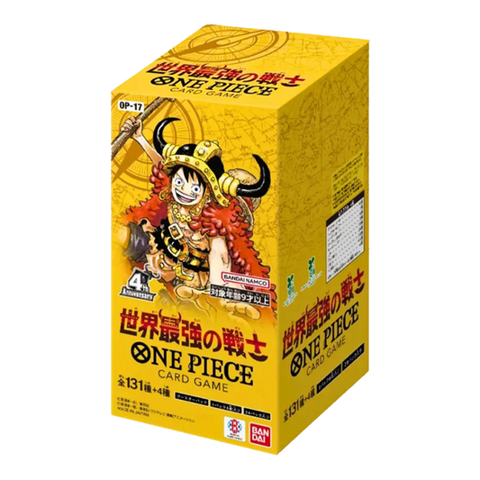 One Piece Card Game - OP17 The World’s Strongest Warriors Display
