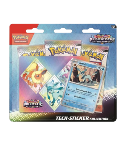 Pokemon Prismatische Entwicklungen Tech Sticker Kollektion