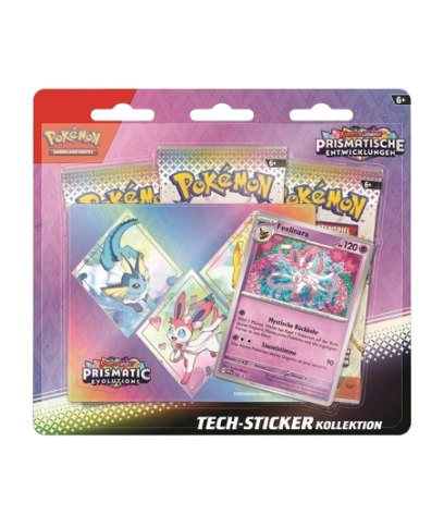 Pokémon Karmesin & Purpur Prismatische Entwicklungen Sticker Kollektion DE – SV08.5