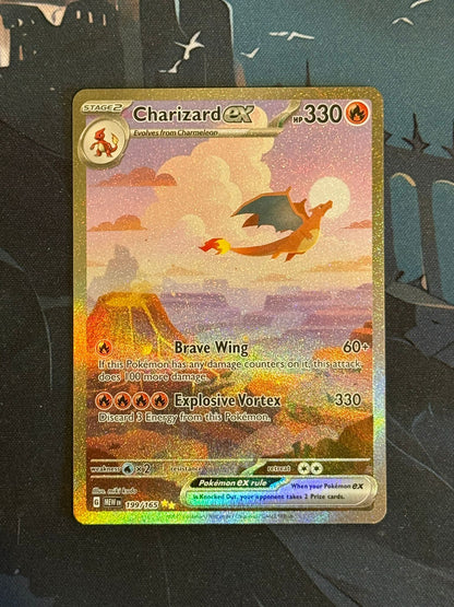 Pokemon Charizard EX MEW 199 - Near Mint
