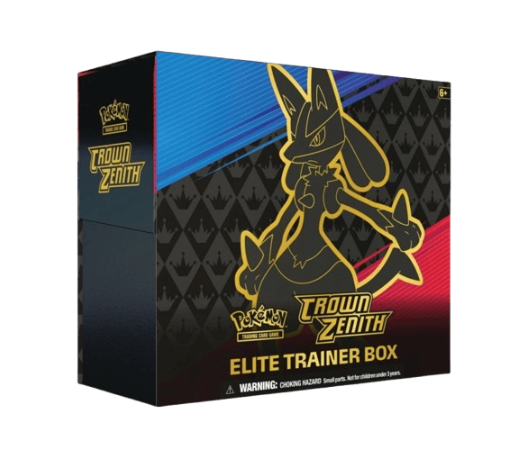 Pokémon Sword & Shield Crown Zenith Elite Trainer Box EN – mit Lucario