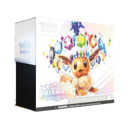 Pokémon Scarlet & Violet Prismatic Evolutions Elite Trainer Box EN – mit Evoli